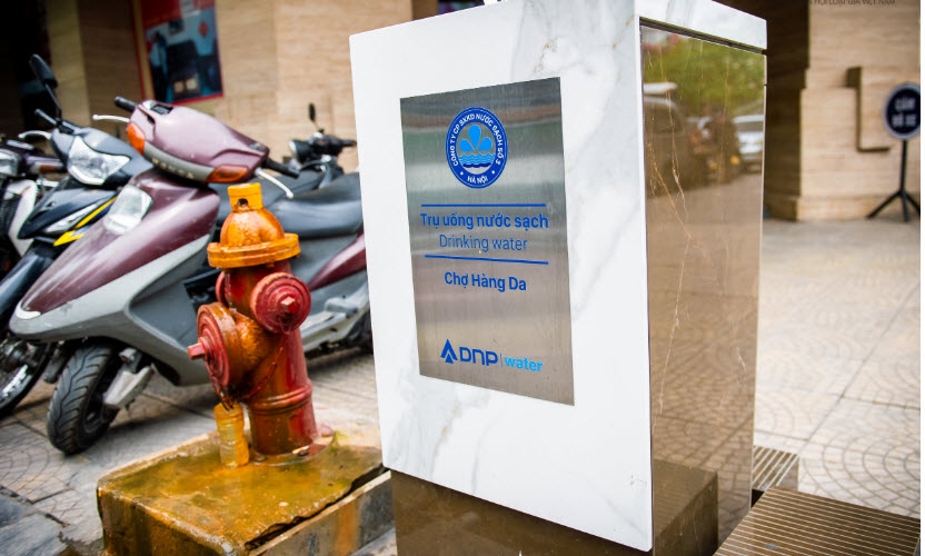 Hà Nội, Lắp máy lọc nước uống tại vòi miễn phí ở các tuyến phố