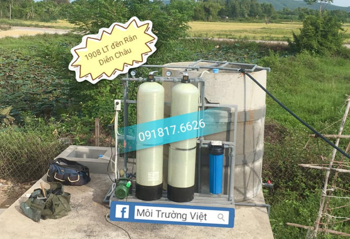Thi công hệ thống lọc nước tại Đền Rắn -Diễn Châu, Nghệ An chất lượng 3