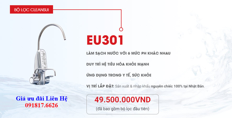 Bảng giá máy lọc nước Mitsubishi Cleansui tại TP.Vinh, Nghệ An & Hà Tĩnh 4