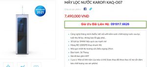 Đại lý bán máy lọc nước Karofi KAQ-O07 tại TP Vinh, Nghệ An giá tốt nhất