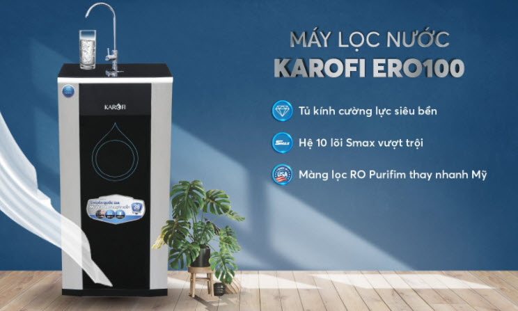 Đại lý bán máy lọc nước Karofi ERO100 tại TP Vinh, Nghệ An giá tốt nhất2