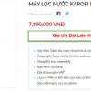 Đại lý bán máy lọc nước Karofi ERO102 tại TP Vinh, Nghệ An giá tốt nhất
