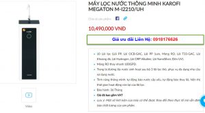 Đại lý bán máy lọc nước Karofi Megaton M-i2210/UH tại TP Vinh, Nghệ An giá tốt 1
